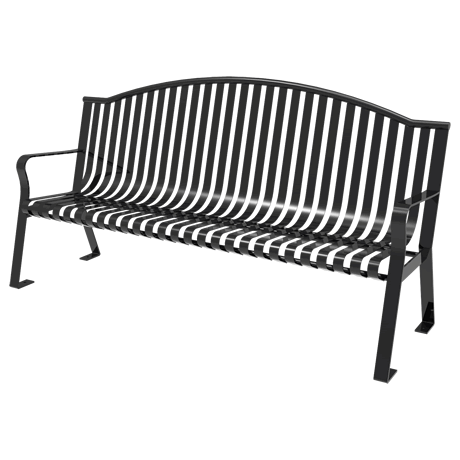 Lexington Skyline Bench with Arched Back