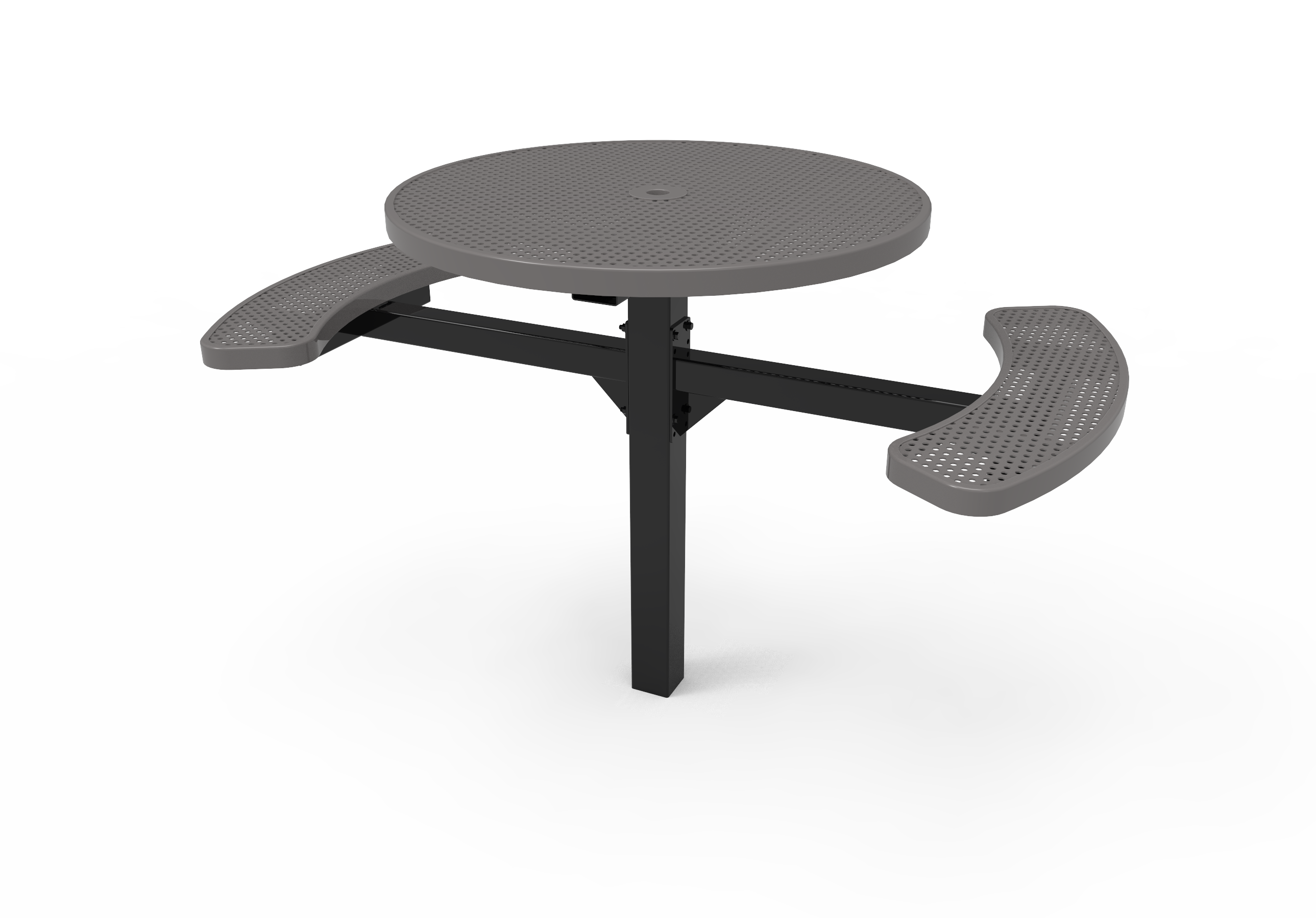 Lexington Round Pedestal Table - ADA Accessible, Frame with Powder Coat Finish, Top with Advance DuraLex Coating