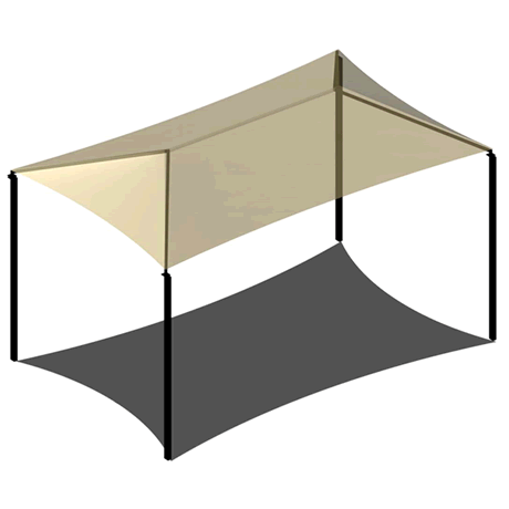 Four Post Hip 8EH x 10x15 Shade Structure