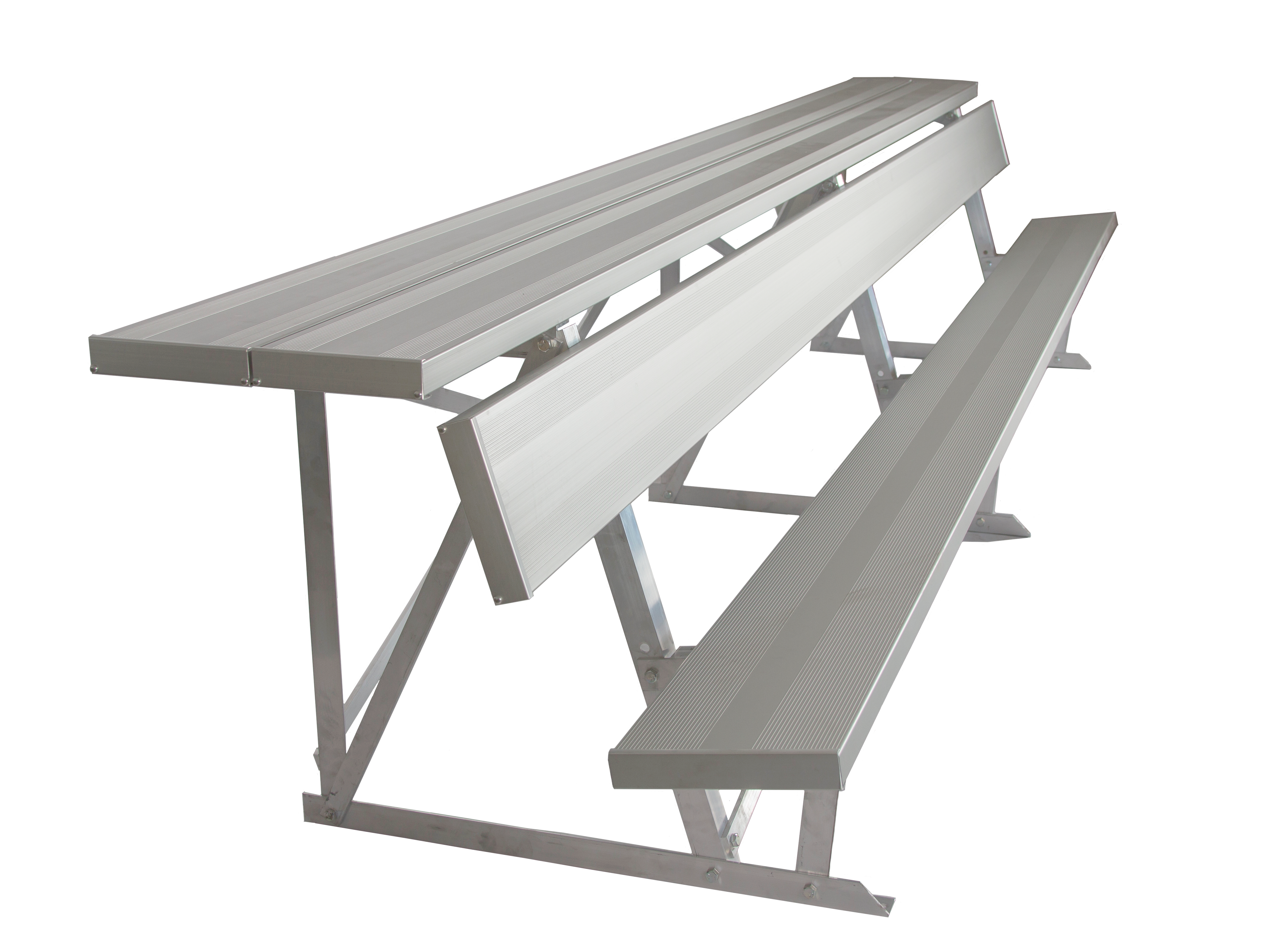 Double Shelf-Back Players Bench