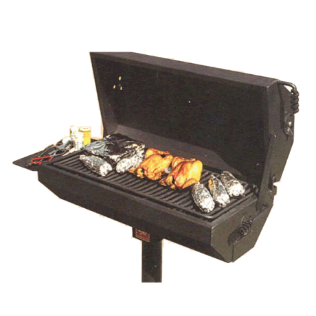 Covered Charcoal Grill