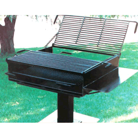 Firehouse Large Group Grill with Utility Shelf