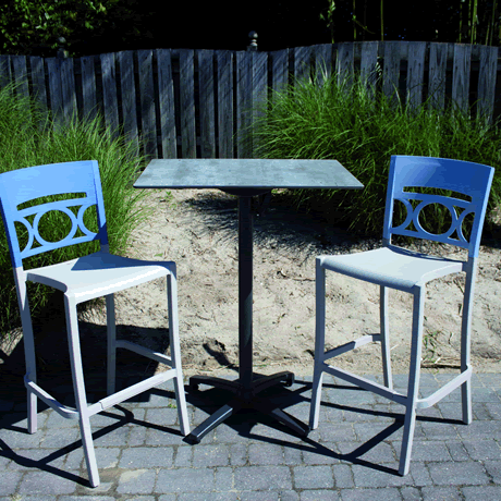 Exterior HPL Compact Square Tabletop - Outdoor Dining