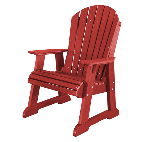High Fan Back Chair - Cardinal Red