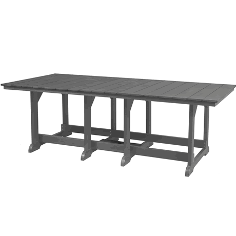 44" x 94" Dining Height Table - Dark Gray