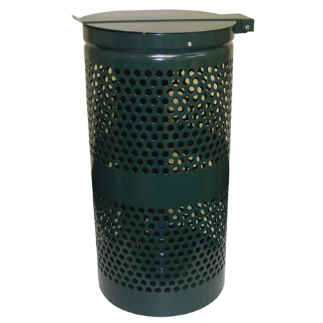 Dogipot10 Gallon Trash Receptacle, Steel-Receptacles