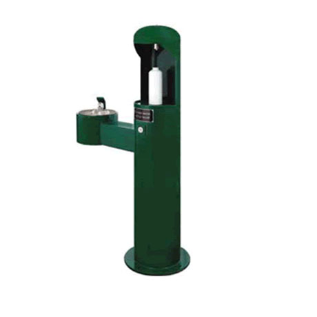 Metal Pedestal Water Bottle Filler Station with Drinking Fountain
