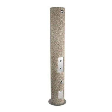 Aggregate Pedestal Outdoor Body and Foot Shower