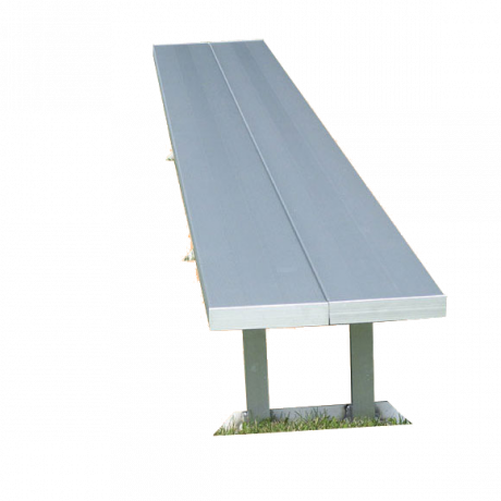 Aluminum Portable Double-Wide Bench Without Back-Benches and Glider Benches