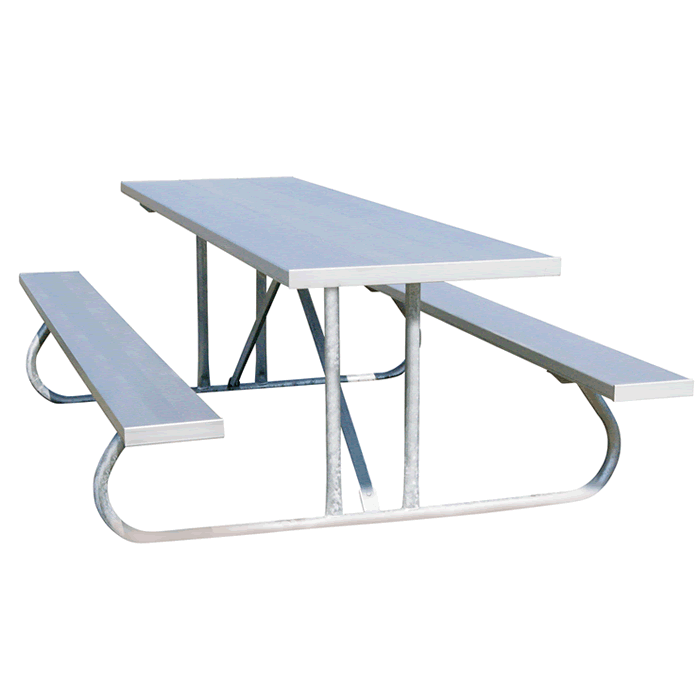 Aluminum Picnic Table with Aluminum Legs