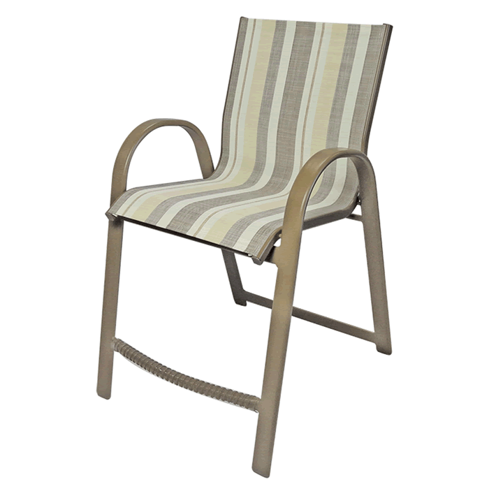 Anna Maria Sling Dining Arm Chair with Grade B Fabric