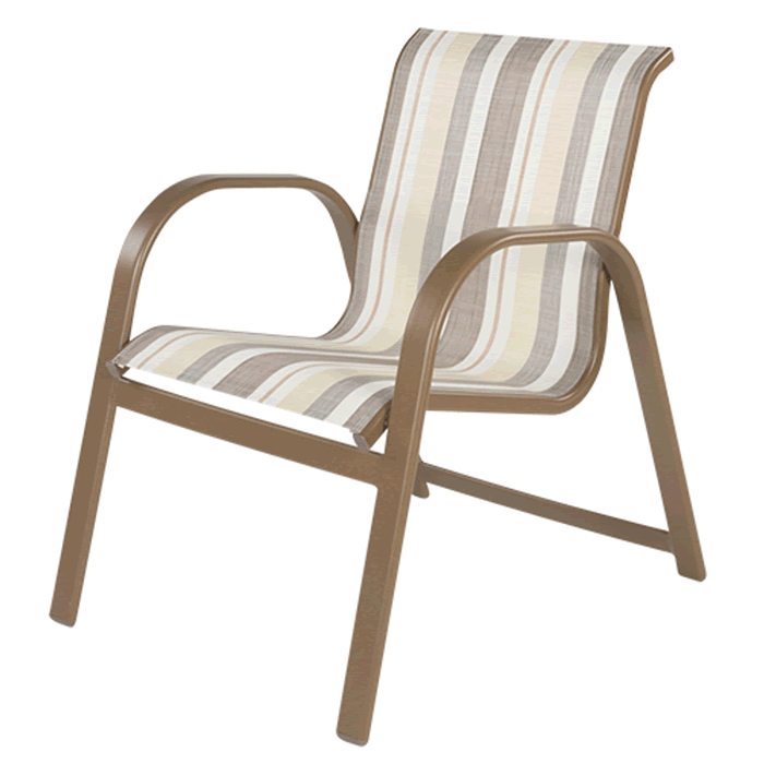 Anna Maria Sling Dining Arm Chair with Grade B Fabric