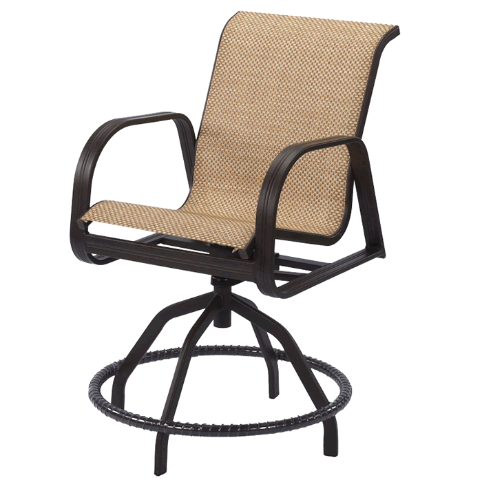 Cabo Sling Balcony Swivel Arm Chair