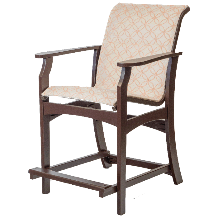 Covina Sling Balcony Stationary Arm Chair
