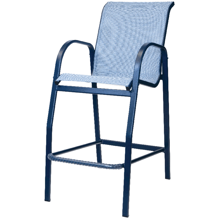 Ocean Breeze Sling Bolt-Thru Bar Arm Chair