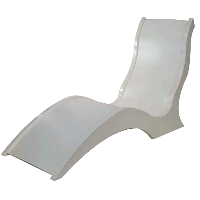 Waters Edge Solid In-Water Chaise Lounge