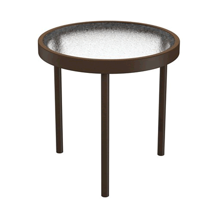Acrylic 16&quot; Round Tea Table