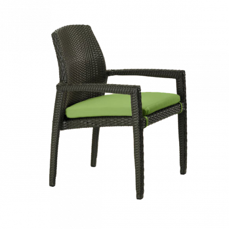 Evo Woven Dining Chair with Seat Pad