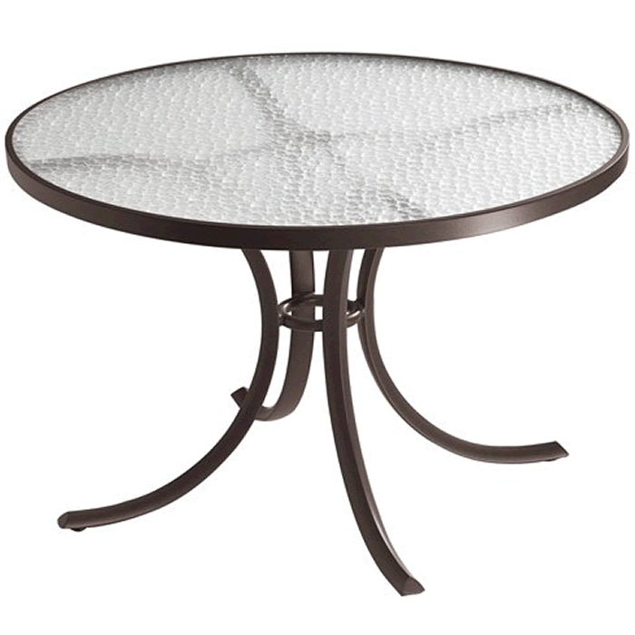 Acrylic 42&quot; Round Dining Table