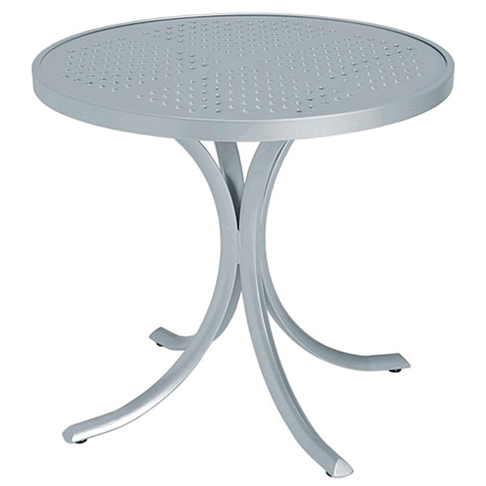 Boulevard Patterned Aluminum 30&quot; Round Dining Table