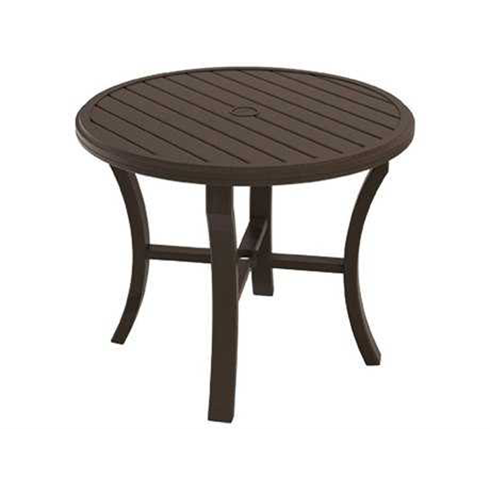 Banchetto Slat 36" Round Dining Table