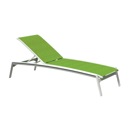 Elance Relaxed Sling Armless Chaise Lounge