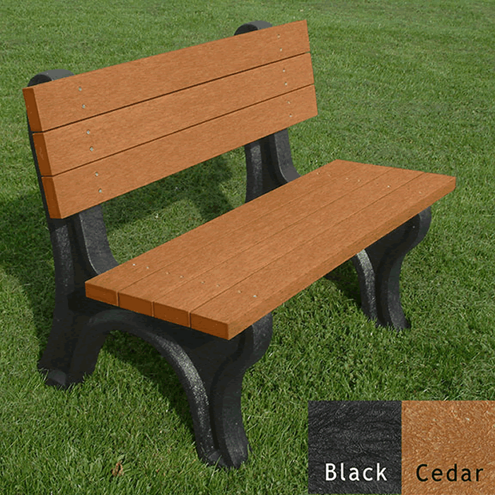 Deluxe Backed Bench without Arms