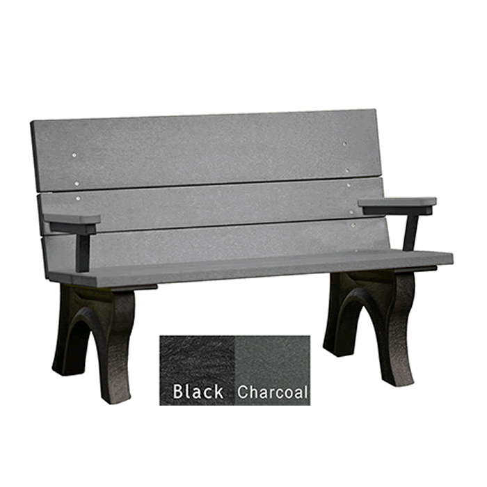 Traditional ADA Bench with Arms