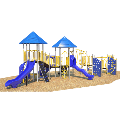 PlayFit Two Towers School Age Playground