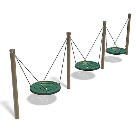 3 Bay Multi-user Swing